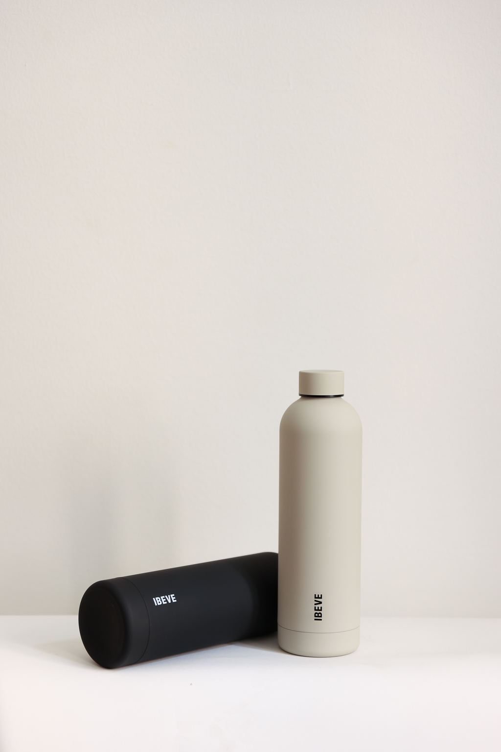 Metal Water Bottle Beige